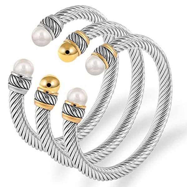 thick chunky stainless steel bangle shinny cable wire twisted pearl cuff bracelet gold plated jewelry non tarnish waterproof accessories wom, Black
thick chunky stainless steel bangle shinny cable wire twisted pearl cuff bracelet gold plated jewelry non tarnish waterproof accessories wom, Black