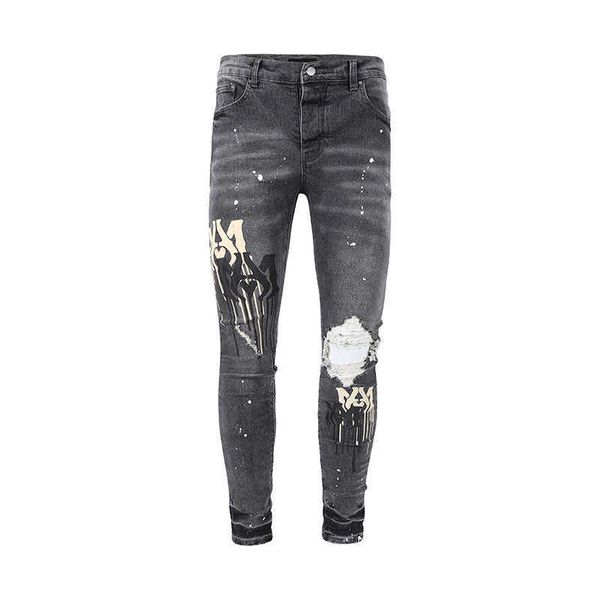 men's jeans amri ripped pants fashion hip hop wear 2022 new splash point tight elastic slim fit denim 69yo miri patch blue black casual
men's jeans amri ripped pants fashion hip hop wear 2022 new splash point tight elastic slim fit denim 69yo miri patch blue black casual