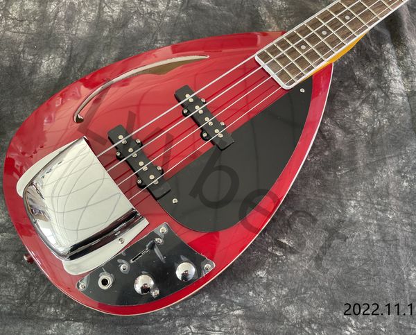 electric guitar bass 4 strings chrom parts see thru wood grain red single white binding around rosewood fingerboard tail with
electric guitar bass 4 strings chrom parts see thru wood grain red single white binding around rosewood fingerboard tail with