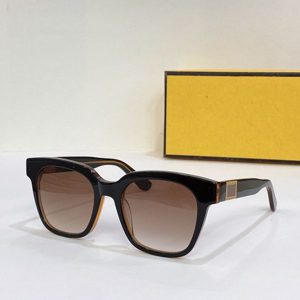 

F Letter Sunglasses fund For Men and Women Summer 0459 Style Anti-Ultraviolet Retro Plate Plank Full Frame Eyeglasses Random Box