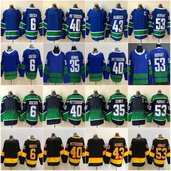 mens 2022 reverse retro ice hockey jerseys 53 bo horvat c 6 brock boeser 40 elias pettersson 43 quinn hughes 35 thatcher demko stitched blue, Black;red
mens 2022 reverse retro ice hockey jerseys 53 bo horvat c 6 brock boeser 40 elias pettersson 43 quinn hughes 35 thatcher demko stitched blue, Black;red