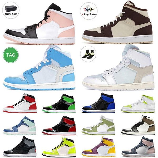 jumpman mens womens j1s basketball shoes 1 1s sneakers classic off mid crimson tint toe sail unc white lime basalt oatmeal visionaire patent, Black
jumpman mens womens j1s basketball shoes 1 1s sneakers classic off mid crimson tint toe sail unc white lime basalt oatmeal visionaire patent, Black