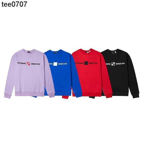 designer we11done flip mirror pullover round neck terry sweater girl couple loose coat fashion brand essential hoodie, Black
designer we11done flip mirror pullover round neck terry sweater girl couple loose coat fashion brand essential hoodie, Black