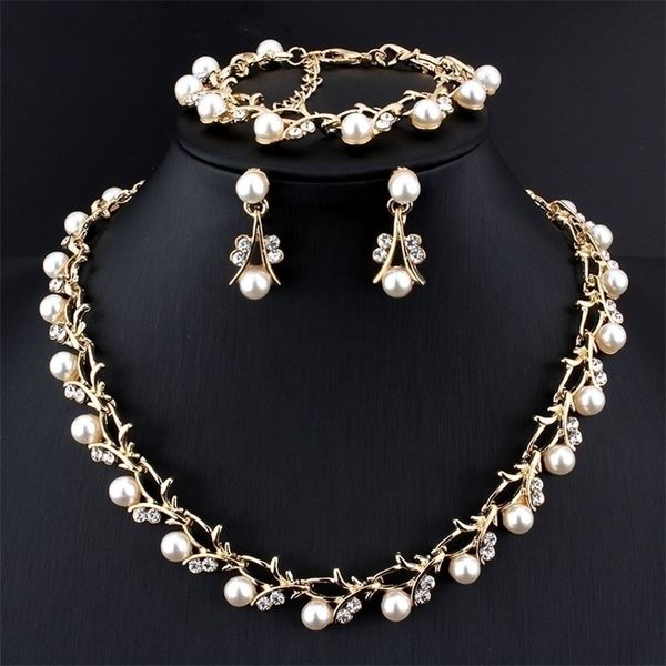 wedding jewelry sets fashion imitation pearl necklace earring bridal for women elegant party gift 221109, Slivery;golden
wedding jewelry sets fashion imitation pearl necklace earring bridal for women elegant party gift 221109, Slivery;golden