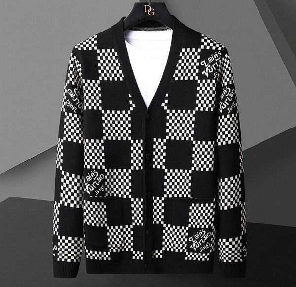 men's sweaters designer brand luxury knit male cardigans sweatercoat hip hop korean style mens jacket wool cardigan men, White;black
men's sweaters designer brand luxury knit male cardigans sweatercoat hip hop korean style mens jacket wool cardigan men, White;black