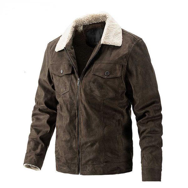 fleece men's vintage sherpa lined suede truckerjackets double pocket zipper front thicken warm winter coat outwear 4vj2, Black
fleece men's vintage sherpa lined suede truckerjackets double pocket zipper front thicken warm winter coat outwear 4vj2, Black