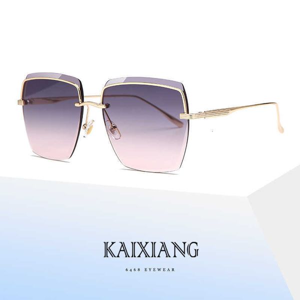 sunglasses 2021 new rimless cut edge sunglasses women's metal half frame trend, White;black
sunglasses 2021 new rimless cut edge sunglasses women's metal half frame trend, White;black