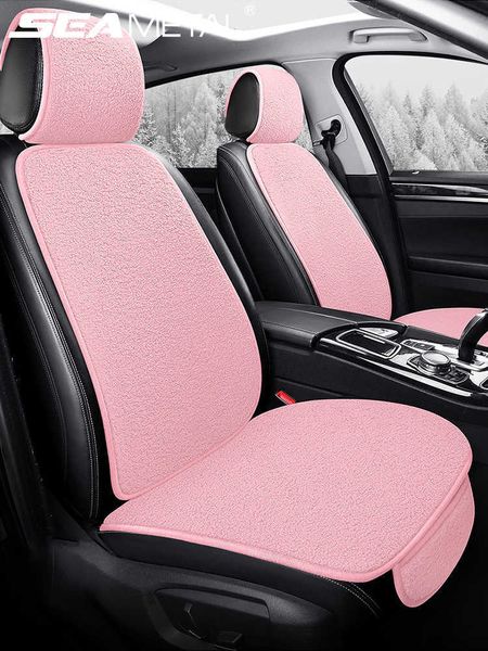 car seat covers winter cover pink plush vehicle cushion for women washable protector universal suv van sedan truck t221110
car seat covers winter cover pink plush vehicle cushion for women washable protector universal suv van sedan truck t221110
