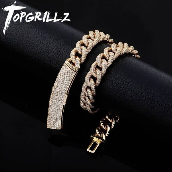 pendant necklaces rillz 13mm cuban iced zircon micro pave hiphop fashion jewelry 221109, Silver
pendant necklaces rillz 13mm cuban iced zircon micro pave hiphop fashion jewelry 221109, Silver