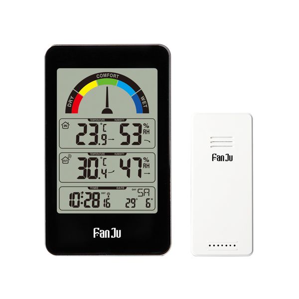 digital thermometer alarm clock with outdoor sensor indoor temperature humidity meter hygrometer
digital thermometer alarm clock with outdoor sensor indoor temperature humidity meter hygrometer