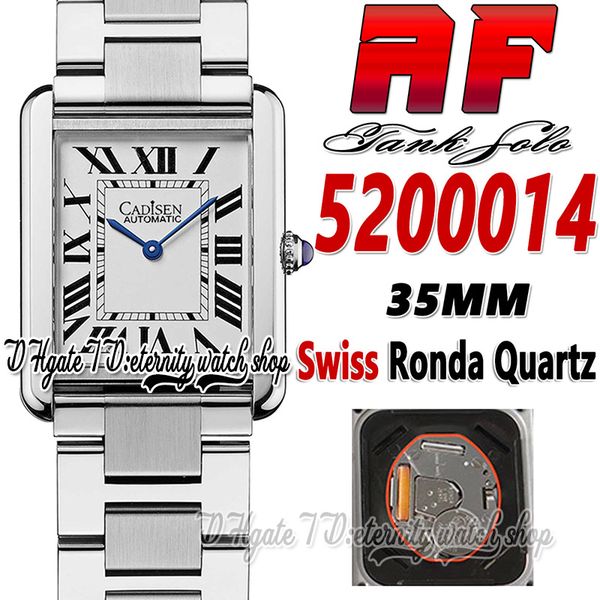 af solo af5200014 swiss ronda quartz mens watch white dial black roman markers blue hands 316l stainless steel bracelet 2022 super edition e, Slivery;brown
af solo af5200014 swiss ronda quartz mens watch white dial black roman markers blue hands 316l stainless steel bracelet 2022 super edition e, Slivery;brown