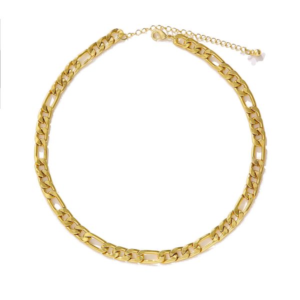 s3309 fashion jewelry necklace for women hip-hop figaro chain choker necklace, Silver
s3309 fashion jewelry necklace for women hip-hop figaro chain choker necklace, Silver