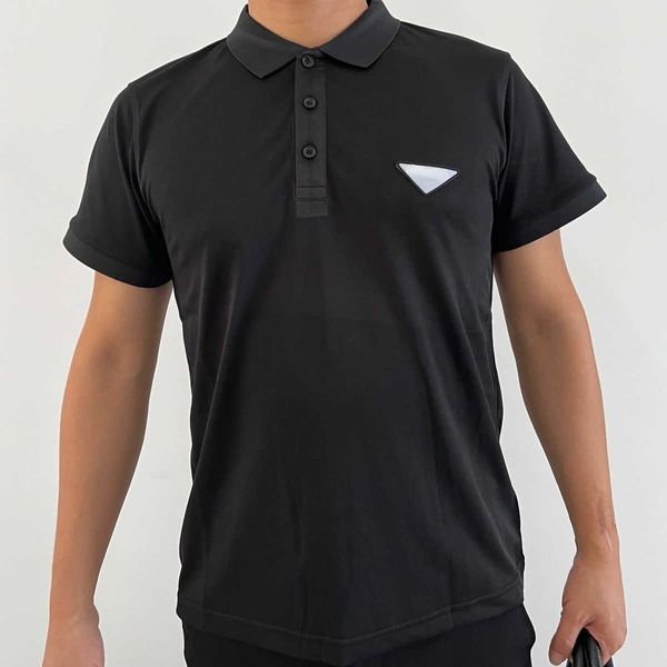 summer mens polo shirt pd designer tshirt polo collar short sleeve t-shirt men sweatshirt classic triangle embroidery pullover tee, White;black
summer mens polo shirt pd designer tshirt polo collar short sleeve t-shirt men sweatshirt classic triangle embroidery pullover tee, White;black
