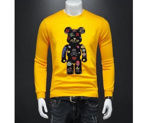handsome man casual sweatshirt men's winter designer rhinestone design fashion hoodies o-neck pullover, Black
handsome man casual sweatshirt men's winter designer rhinestone design fashion hoodies o-neck pullover, Black