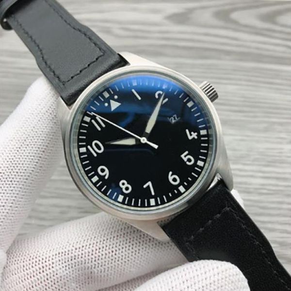 luxury new men's watches automatic mechanical stainless steel black leather simple 41mm outdoor male wristwatches, Slivery;brown
luxury new men's watches automatic mechanical stainless steel black leather simple 41mm outdoor male wristwatches, Slivery;brown