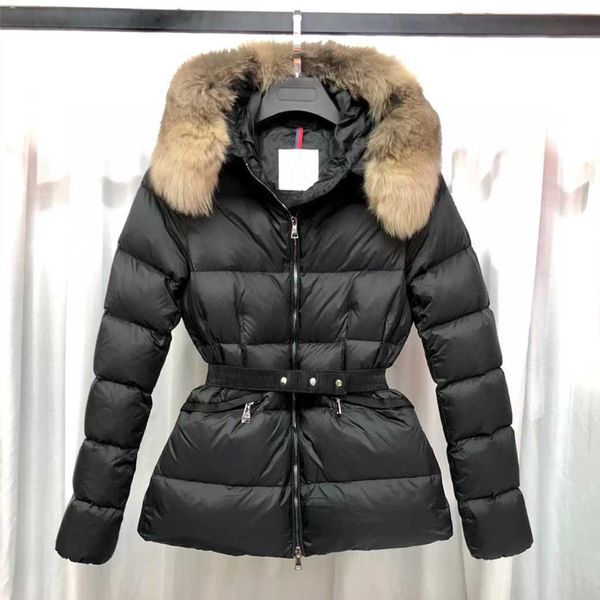 womens fur collar down jacket mid-length slim puffer jackets epaulette decoration white duck down filling quality outerwear designer, Black
womens fur collar down jacket mid-length slim puffer jackets epaulette decoration white duck down filling quality outerwear designer, Black