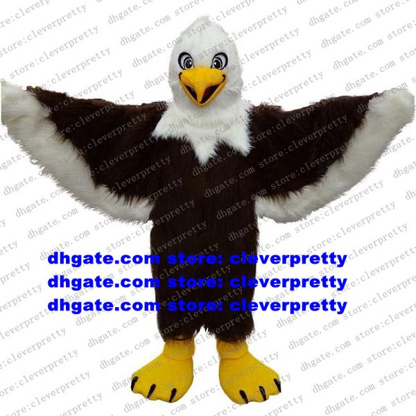 brown white long fur eagle hawk mascot costume tiercel falcon vulture character art festival major events zx622, Red;yellow
brown white long fur eagle hawk mascot costume tiercel falcon vulture character art festival major events zx622, Red;yellow