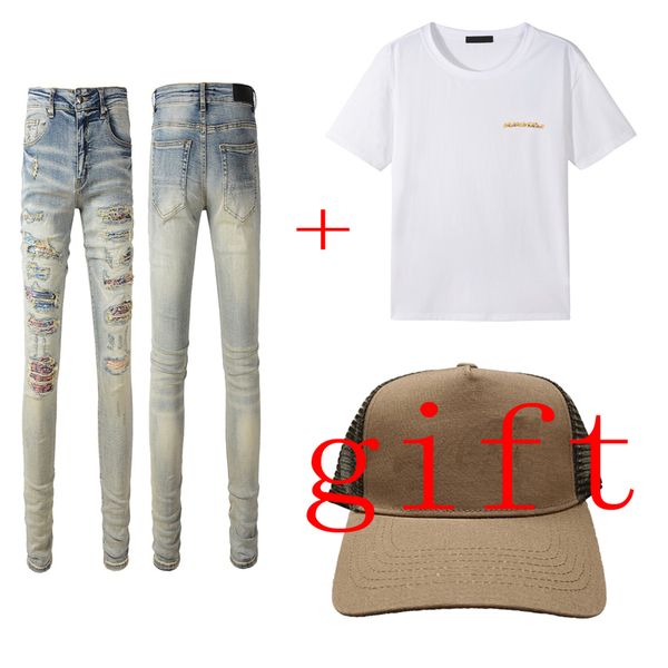 black pants men jeans designer jeans long straight simple short sleeve fashion casual t shirt mens slim denim biker hole hip hop jean 14 sty, Blue
black pants men jeans designer jeans long straight simple short sleeve fashion casual t shirt mens slim denim biker hole hip hop jean 14 sty, Blue