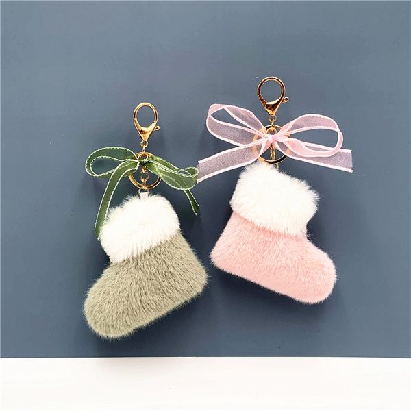 christmas boot shapep key chain cute bow bag pendant cartoon plush car ring gift accessories 1223554
christmas boot shapep key chain cute bow bag pendant cartoon plush car ring gift accessories 1223554