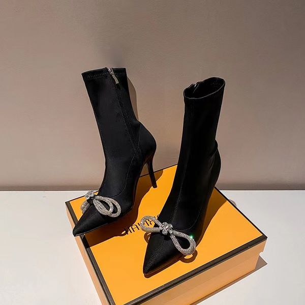 women boots fashion women's shoes pointed toe stilettos heels zipper elegant ladies gold silver rivets knee high boot, Black
women boots fashion women's shoes pointed toe stilettos heels zipper elegant ladies gold silver rivets knee high boot, Black