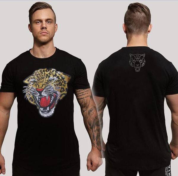 luxury design rhinestone t-shirt solid color men pullover streetwear high end, White;black
luxury design rhinestone t-shirt solid color men pullover streetwear high end, White;black
