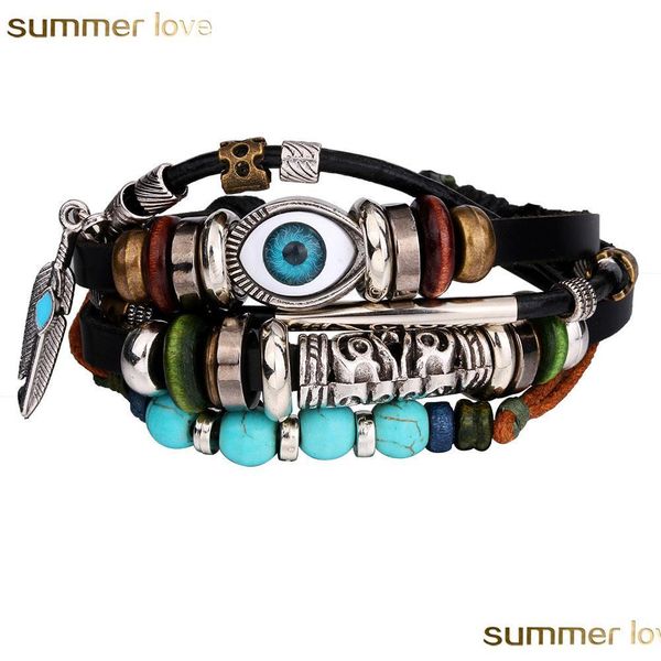 other bracelets fashion turkey blue eyes leather bracelets beaded braided alloy hand for men and women lucky wholesale jewelry gift dhz4s, Golden;silver
other bracelets fashion turkey blue eyes leather bracelets beaded braided alloy hand for men and women lucky wholesale jewelry gift dhz4s, Golden;silver