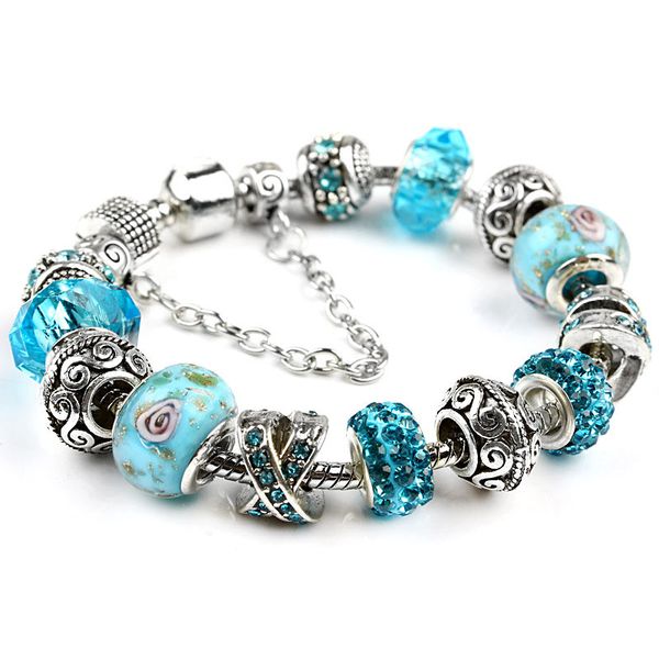 silver plated glass crystal charm beads bracelet for women european popular design handmade bead bracelets wedding jewelry nice gift, Golden;silver
silver plated glass crystal charm beads bracelet for women european popular design handmade bead bracelets wedding jewelry nice gift, Golden;silver