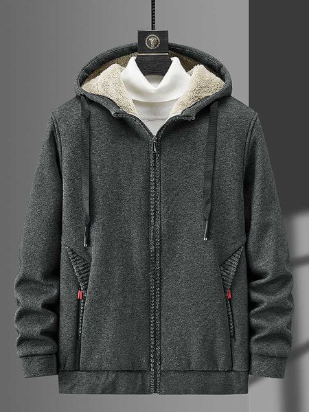 men's hoodies & sweatshirts fleece winter zip pockets men's warm jacket black grey thick thermal coat man windbreaker casual jacke
men's hoodies & sweatshirts fleece winter zip pockets men's warm jacket black grey thick thermal coat man windbreaker casual jacke