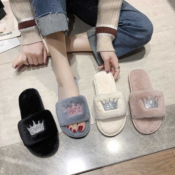 slippers other home garden woolen slippers womens autumn and winter new indoor outdoor flip flops cotton flat crown warm casual 0930, Black
slippers other home garden woolen slippers womens autumn and winter new indoor outdoor flip flops cotton flat crown warm casual 0930, Black