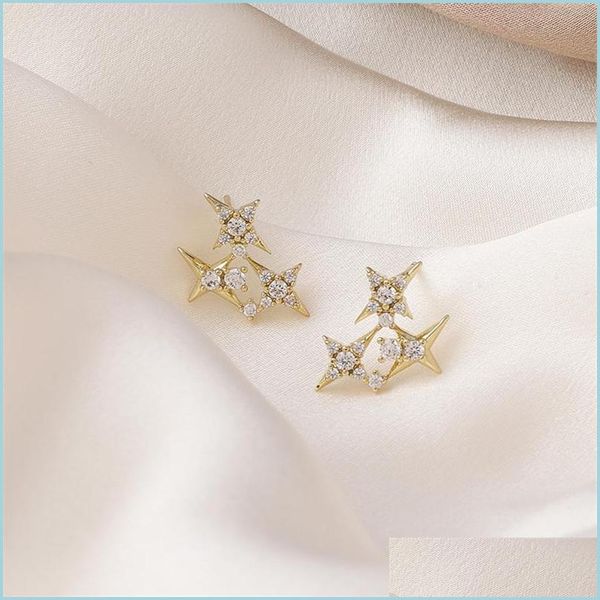 stud stud korean style girl creative star design simple mini shiny zircon rhinestone earrings for women fashion jewelry accessories dheho, Golden;silver
stud stud korean style girl creative star design simple mini shiny zircon rhinestone earrings for women fashion jewelry accessories dheho, Golden;silver