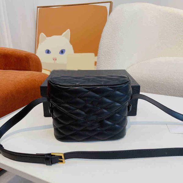 

shopping bags shoulder crossbody tote women luxury black y quilted leather box chain cosmetic bag wallets 220914
