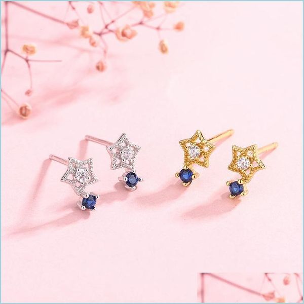 stud stud 925 sterling sier fashion fivepointed star zircon earrings for women fine jewelry japan korea elegant drop delivery dh6jh, Golden;silver
stud stud 925 sterling sier fashion fivepointed star zircon earrings for women fine jewelry japan korea elegant drop delivery dh6jh, Golden;silver
