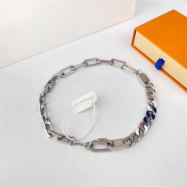 necklace color enamel diamond thick chain women's fashion all-match necklaces variety of colors2664, Silver
necklace color enamel diamond thick chain women's fashion all-match necklaces variety of colors2664, Silver