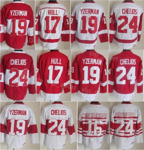 men ice hockey vintage retro 24 chris chelios jersey 16 vladimir konstantinov 17 brett hull 19 steve yzerman 91 sergei fedorov 75th year sti, Black;red
men ice hockey vintage retro 24 chris chelios jersey 16 vladimir konstantinov 17 brett hull 19 steve yzerman 91 sergei fedorov 75th year sti, Black;red