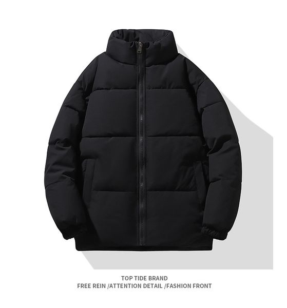 fashion brand men's and women's down parkas down jacket mixed color couple cotton casual stand collar warm downs jackets, Black
fashion brand men's and women's down parkas down jacket mixed color couple cotton casual stand collar warm downs jackets, Black