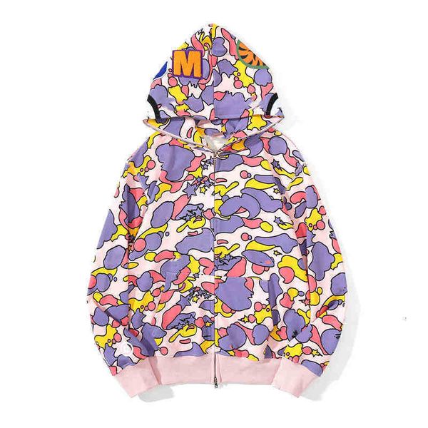 shark hoodies tide brand mens hoodie ape designer shark hooded sweatshirt camouflage zipper men's and women's cardigan sweater loo, Black;brown
shark hoodies tide brand mens hoodie ape designer shark hooded sweatshirt camouflage zipper men's and women's cardigan sweater loo, Black;brown