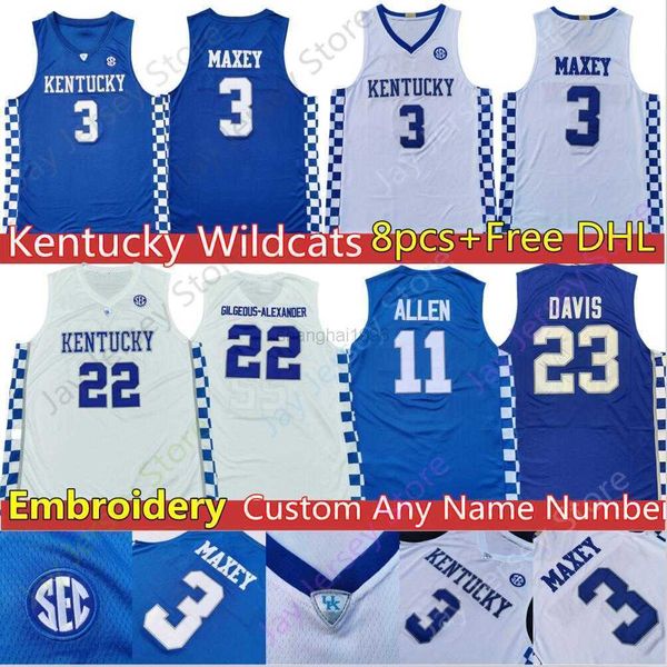 college basketball wears custom kentucky basketball jersey ncaa tyrese maxey immanuel quickley hagans fox gilgeous-alexander towns wall davi, Black
college basketball wears custom kentucky basketball jersey ncaa tyrese maxey immanuel quickley hagans fox gilgeous-alexander towns wall davi, Black