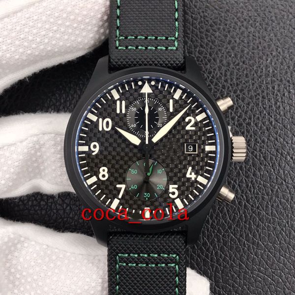 yl maker test qc watch iw389001 naval air combat chronograph movement mechanical automatic men's green belt wristwatches's -9, Slivery;brown
yl maker test qc watch iw389001 naval air combat chronograph movement mechanical automatic men's green belt wristwatches's -9, Slivery;brown
