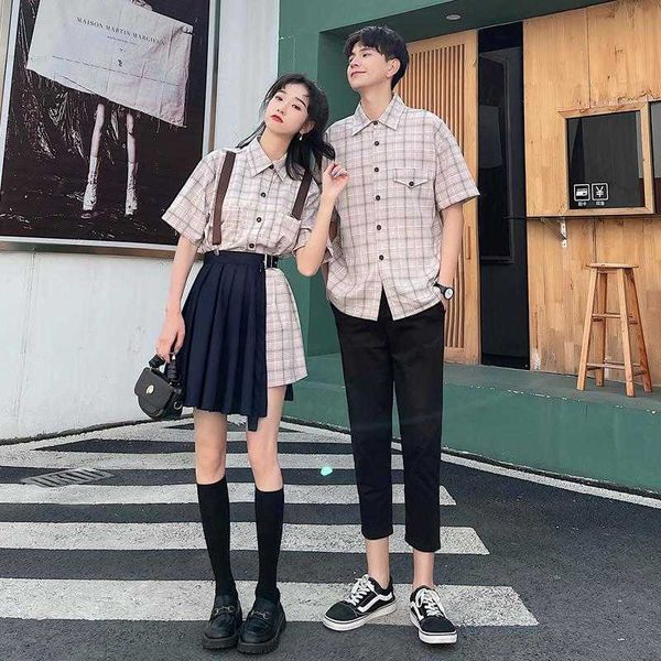# 174 couples' summer dress 2021 shirt couples clothes clothing women's t-shirt, White
# 174 couples' summer dress 2021 shirt couples clothes clothing women's t-shirt, White