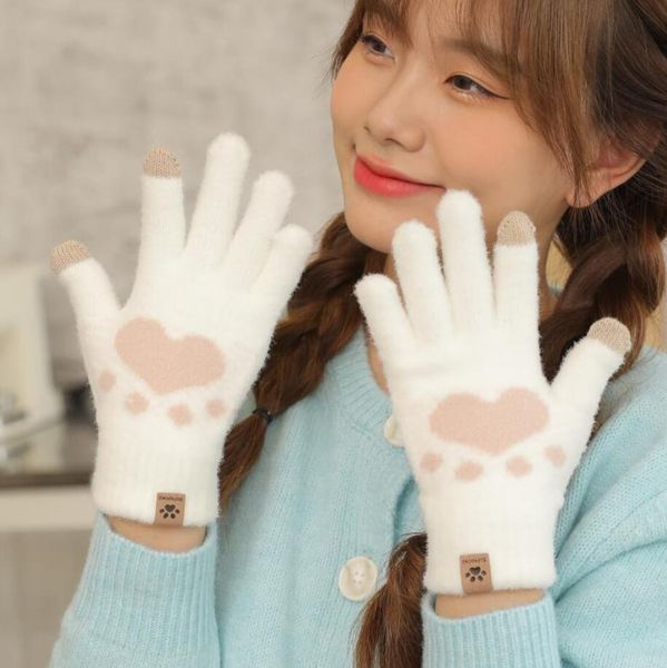 fashion cat paw printing gloves mobile phone touchscreen knitted mittens glove winter thick & warm soft fluffy gloves men' women, Blue;gray
fashion cat paw printing gloves mobile phone touchscreen knitted mittens glove winter thick & warm soft fluffy gloves men' women, Blue;gray
