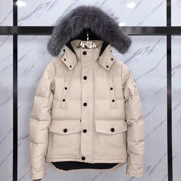 men's down parkas long designes jacket winter coat cotton windbreaker big fur collar hooded moose coats thick warm parka puffer jack go, Black
men's down parkas long designes jacket winter coat cotton windbreaker big fur collar hooded moose coats thick warm parka puffer jack go, Black