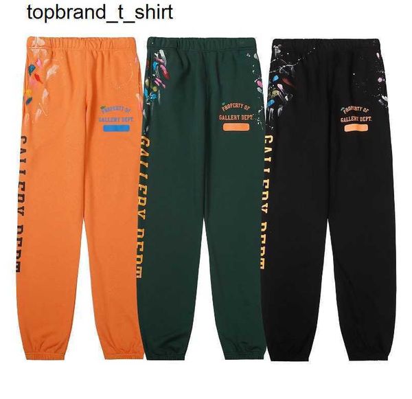 men's pants designer galery dept speckle lettered printed men's women's loose fashion pants leggings, Black
men's pants designer galery dept speckle lettered printed men's women's loose fashion pants leggings, Black