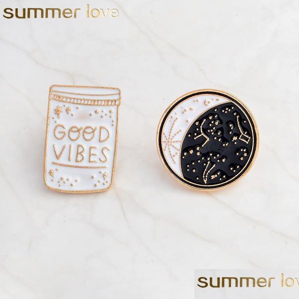 pins brooches good vibes enamel pin constellation day and night moon brooch pins button denim jacket coat collar badge jewelry gift dhnic, Gray
pins brooches good vibes enamel pin constellation day and night moon brooch pins button denim jacket coat collar badge jewelry gift dhnic, Gray