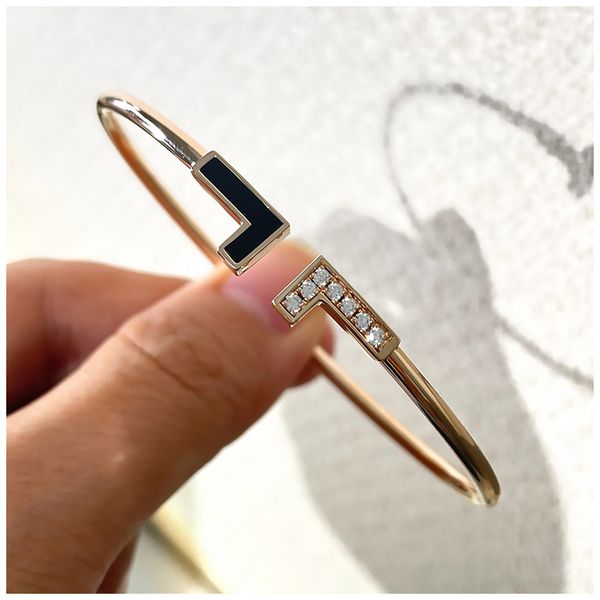 factory designer bangle t bracelet mens stainless steel bracelets diamond silver bangle platinum braclets rose armband cuff designer gold ba, Black
factory designer bangle t bracelet mens stainless steel bracelets diamond silver bangle platinum braclets rose armband cuff designer gold ba, Black