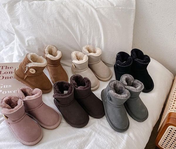 snow boots warm boots classic design u5991 button baby boys girls kids cowskin sheepskin keep birthday christmas gifts sell, Black
snow boots warm boots classic design u5991 button baby boys girls kids cowskin sheepskin keep birthday christmas gifts sell, Black