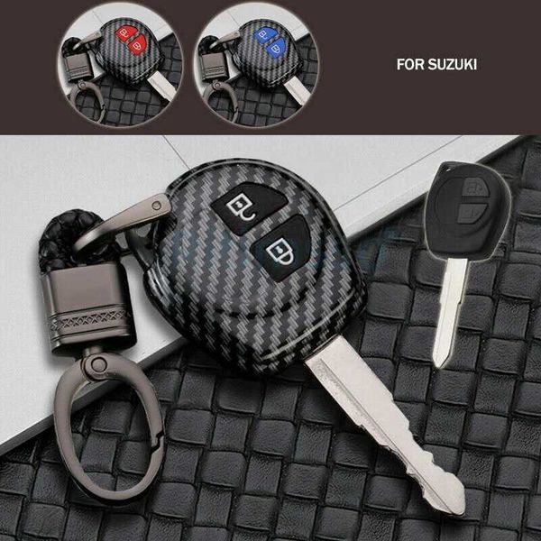 car key 2 button remote carbon abs key case for suzuki sx4 swift grand vitara liana keychain cover car accessories t221110
car key 2 button remote carbon abs key case for suzuki sx4 swift grand vitara liana keychain cover car accessories t221110