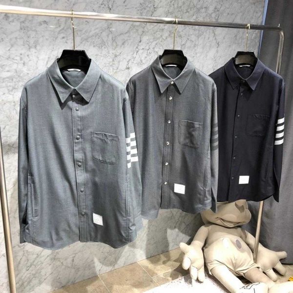 luxury brand shirts thoms brownns blouse designers wool tb shirt collar jacket dyed four overlapped wear long sleeved loose men's and w, White;black
luxury brand shirts thoms brownns blouse designers wool tb shirt collar jacket dyed four overlapped wear long sleeved loose men's and w, White;black