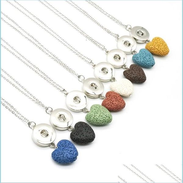 pendant necklaces 18mm snap button heart colourf lava stone pendant necklace aromatherapy essential oil per diffuser collar for wome dhogq, Silver
pendant necklaces 18mm snap button heart colourf lava stone pendant necklace aromatherapy essential oil per diffuser collar for wome dhogq, Silver