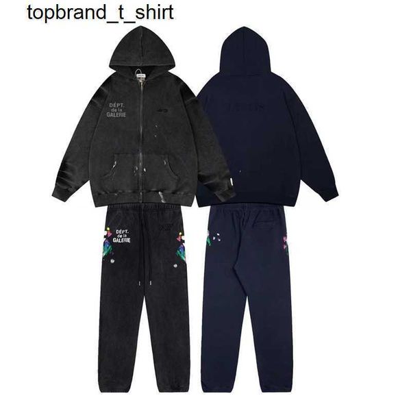 men's tracksuits designer small fashion galery dept painted graffiti print sweater pants set streetwear suit, Gray
men's tracksuits designer small fashion galery dept painted graffiti print sweater pants set streetwear suit, Gray