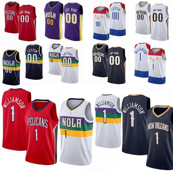 college basketball wears men zion 1 williamson nop pelican new orlean basketball jerseys brandon ingram cj mccollum jonas valanciunas herber, Black
college basketball wears men zion 1 williamson nop pelican new orlean basketball jerseys brandon ingram cj mccollum jonas valanciunas herber, Black